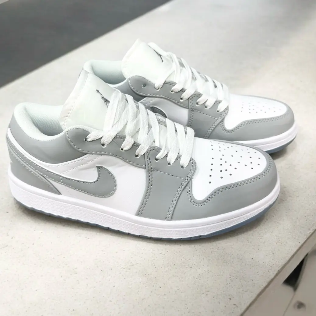 SEPATU SNEKERES PRIA WANITA JORDAN LOW WOLEP GREY Casual Shoes