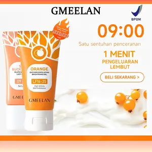 Eksfoliasi dengan jeruk darah50g + krim pemutih untuk orang yang malas30g Mengelupas sel-sel kulit mati untuk membersihkan dan mencerahkan kulit, memperlihatkan kulit putih alami Orange Glutathione Exfoliating Wajah