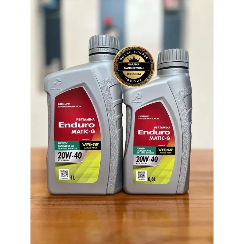 OLI ENDURO MATIC G SAE 20W-40 800 ML - 1 LT ORIGINAL Kendaraan Mesin Motorcycle