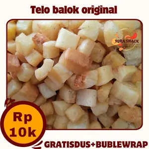 Camilan Enak Telo Balok Original | Telo Balok Balado Kemasan 250gr 500gr 1kg – Snack Kekinian Murah dan Lezat Cemilan Makanan Asin Pedas Manis