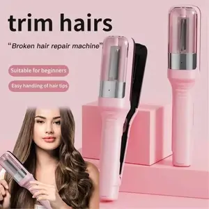 Hair ends Trimmer Split Remover Dry Damaged Brittle Professional Automatic Trim Split for Women Cordless Hair cutting machine Elektrik
