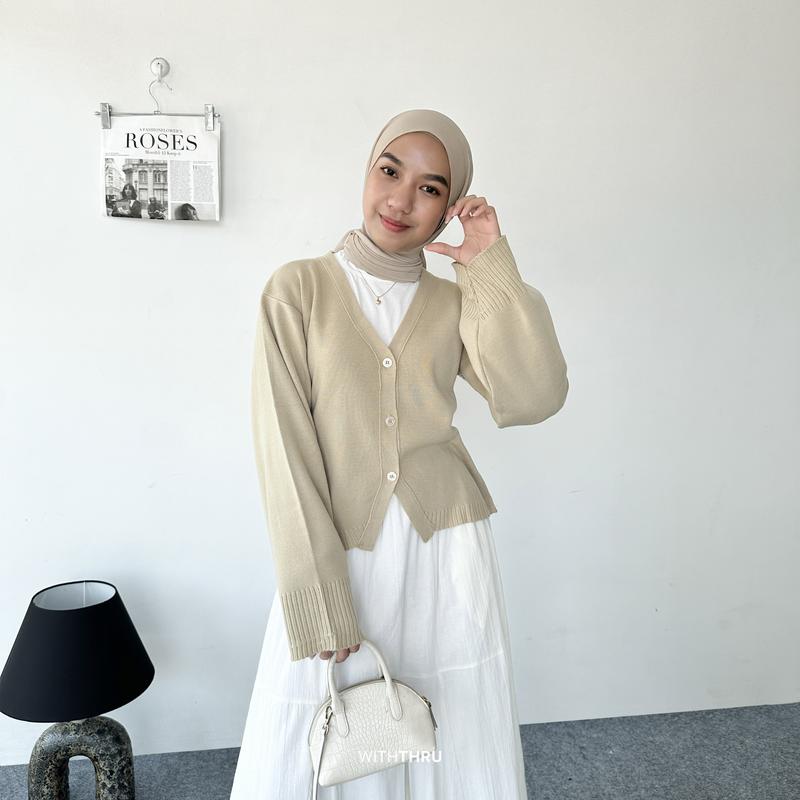 Thru Outfit - Lafi Cardi - Cardigan Knit Wanita 1