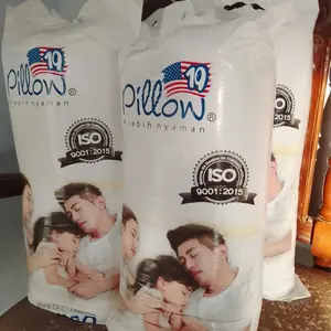 109 PILLOW-  [1PCS JUMBO] BANTAL GULING TIDUR HOTEL UK JUMBO 50 X 70 cm, Silicone Murni