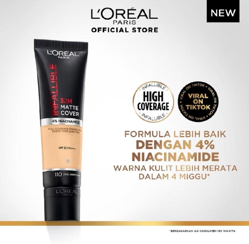 Product Introduction of Loreal infallible 32H Foundation share in jar #Loreal Foundation Wajah 8