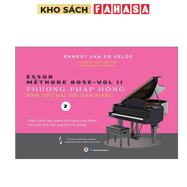 Sách - Méthode Rose - Vol 2 - Phương Pháp Hồng - Năm Thứ Hai Với Đàn Piano
