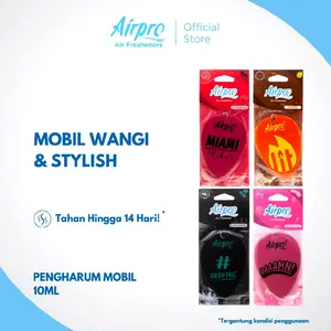 Airpro Pengharum Mobil 10 ml - Wangi & Stylish Tahan Hingga 14 Hari - Air Pro Official Store