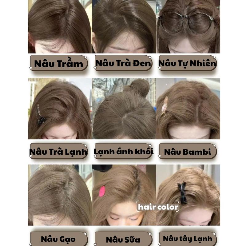 KHÔNG KÈM OXY Thuốc nhuộm tóc hottrend chỉ dành cho salon hoặc khách đã có OXY