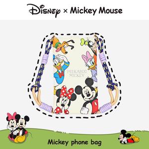 Beg Silang Wanita Disney, Ketibaan Baru, Dicetak dengan Keluarga Mickey, Rekaan Comel, Satu Bahu, Saiz Kecil, untuk Wanita, [COD]