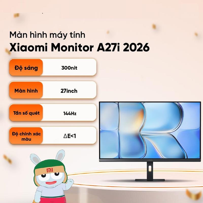 Màn hình máy tính Xiaomi Monitor A27i 2026 - Màn hình IPS, FHD 1080p - Tần số…