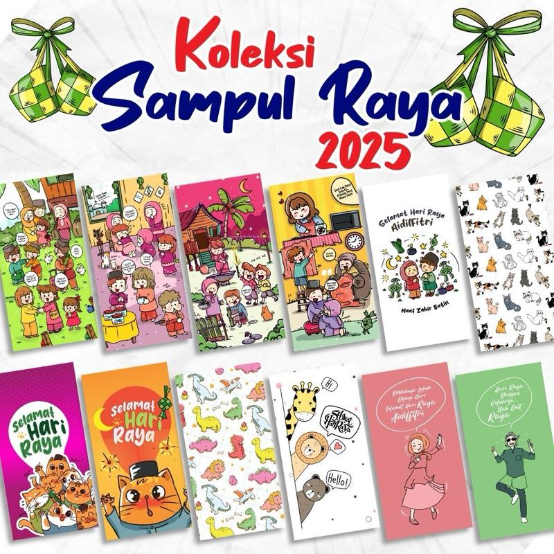 SAMPUL RAYA COMEL COMBO 50 PCS 2025 - TikTok Shop Malaysia