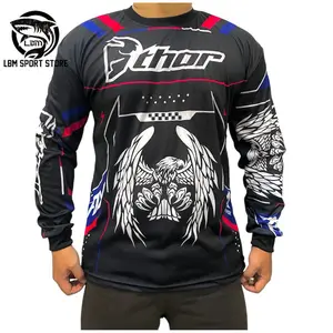 Jersey Motorcross Baju Racing Kaos Ofroad Lengan Panjang Sport