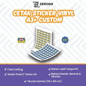 STIKER VYNIL ANTI AIR  || BEBAS REQUEST DESIGN & BENTUK || FREE CUTTING