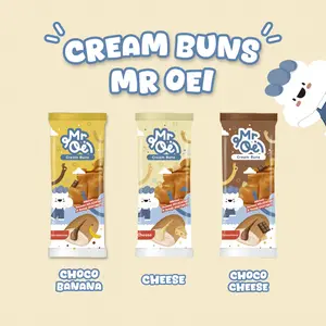 Mr Oei - Roti Cream Buns Lembut dan Creamy Mix Varian
