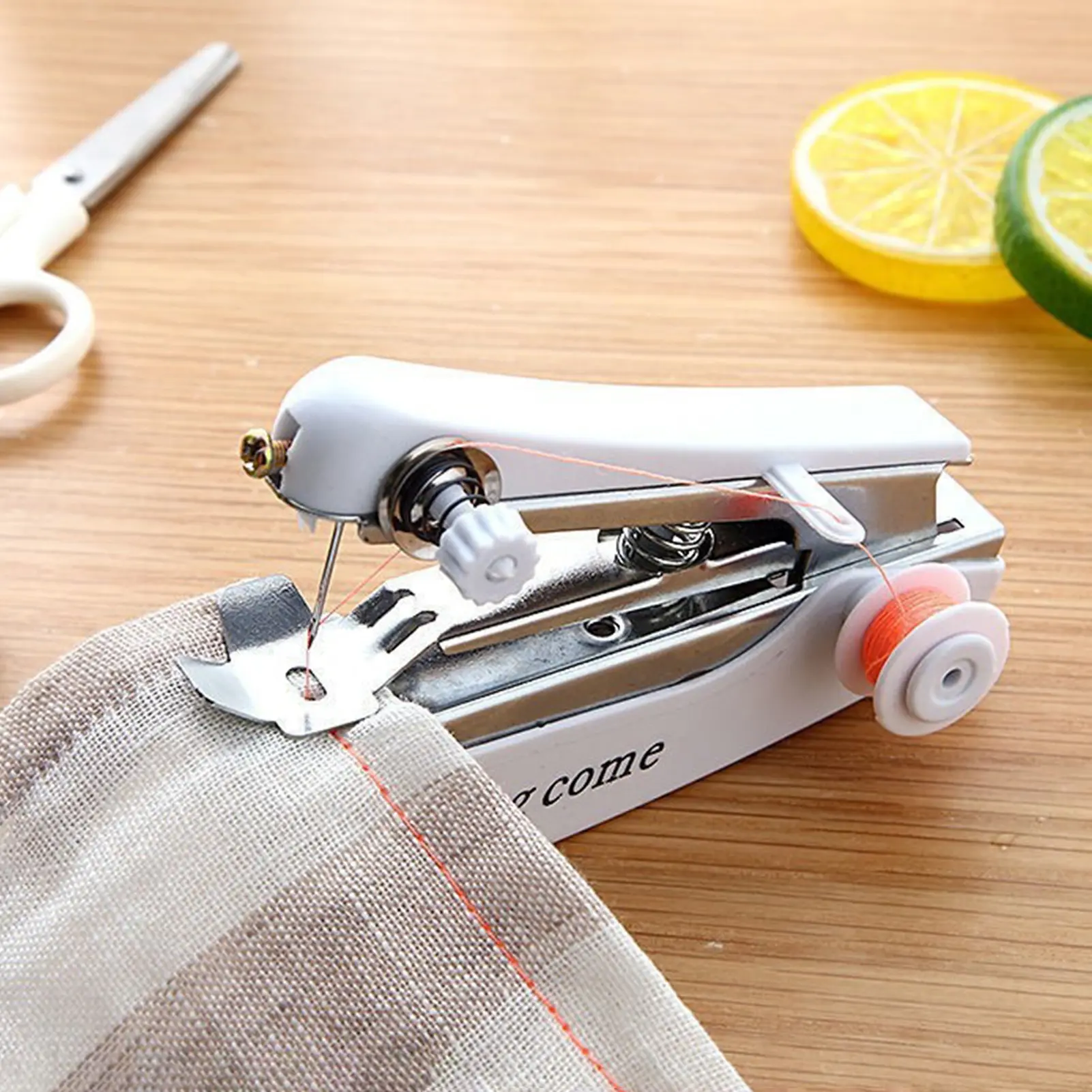 Máy May Cầm Tay Mini Cho Trẻ Em, Máy May Bền ABS Tiện Dụng, Máy May Nhỏ, Dụng Cụ Vận Hành Đơn Giản, Máy May Thủ Công Mini Hữu Ích Cho Chuyên Gia Nhỏ Gọn