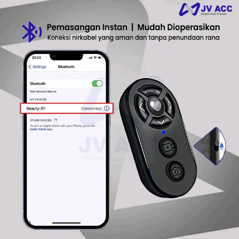 Remote Bluetooth RNVN untuk Semua HP Android - Aman - Smartwatch 1