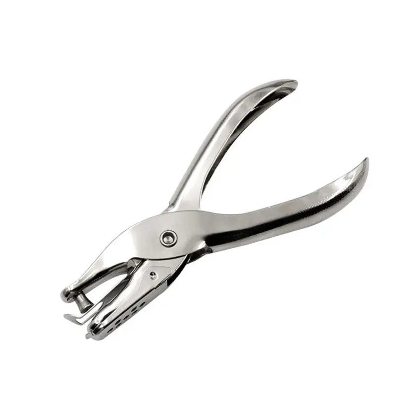1Pc Metal 3/6mm Pore Diameter Punch Pliers Single Hole Puncher Hand Paper Scrapbooking Punches 1-8 Pages Paper Hole Puncher