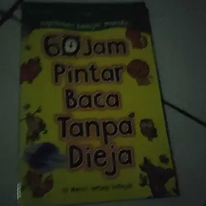 Buku 60 Jam Pintar Baca Tanpa Dieja - Suplemen Belajar Anak.