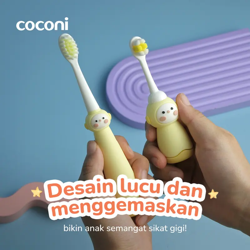 COCONI Super Soft Toothbrush | Sikat Gigi Bayi Anak Balita Super Lembut 3