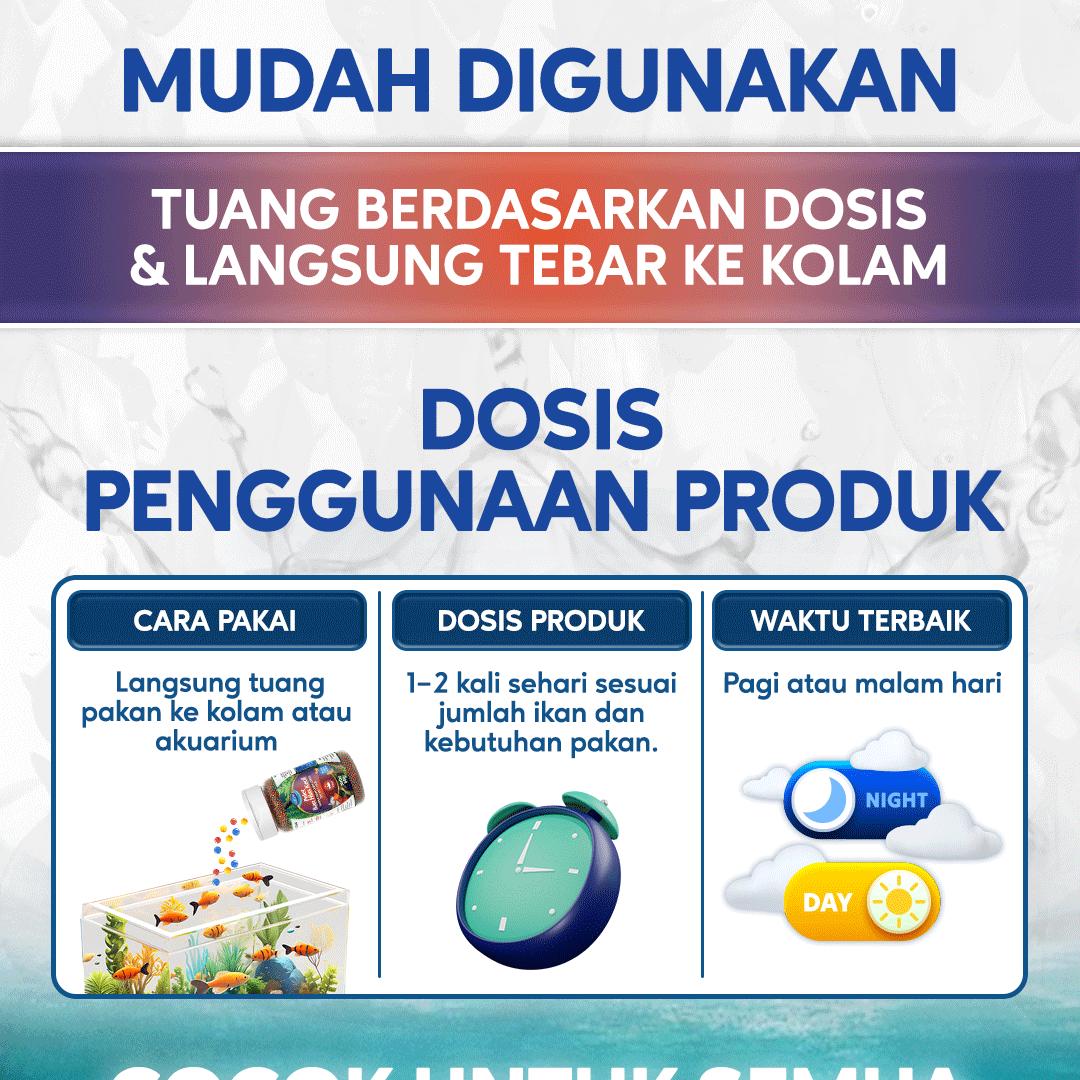 Bluecore Pelet Ikan Hias Kecil (30 GR) - Pakan Ikan Hias Kecil Untuk Ikan Guppy Ikan Cupang Ikan Glowfish dan Ikan Molly