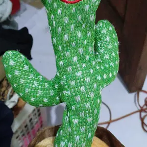 boneka kaktus goyang peniru suara cactus dancing toy joget tiktok
