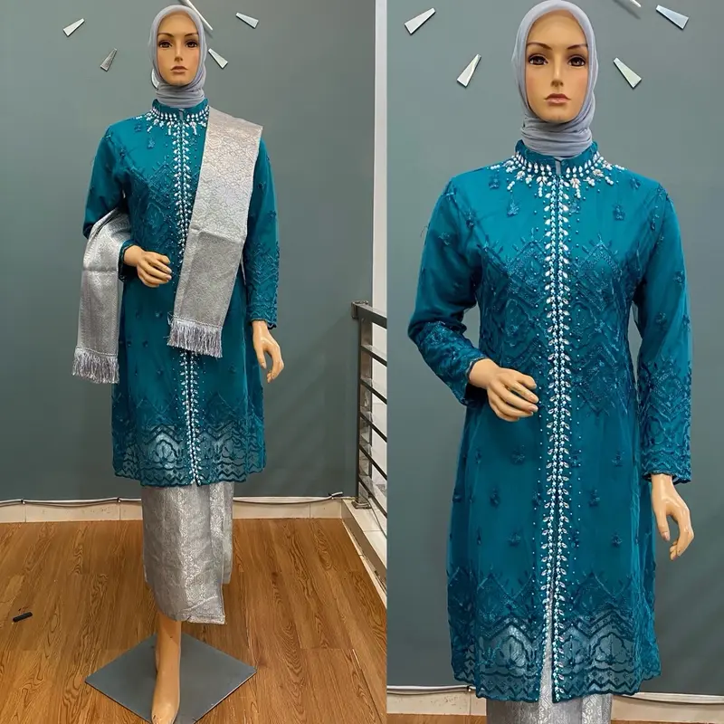 Tunik Payet Busui Shakila Gami Atasan Kebaya Cocok untuk Seragaman Pesta dan Wisuda Ukuran M sampai Jumbo 4