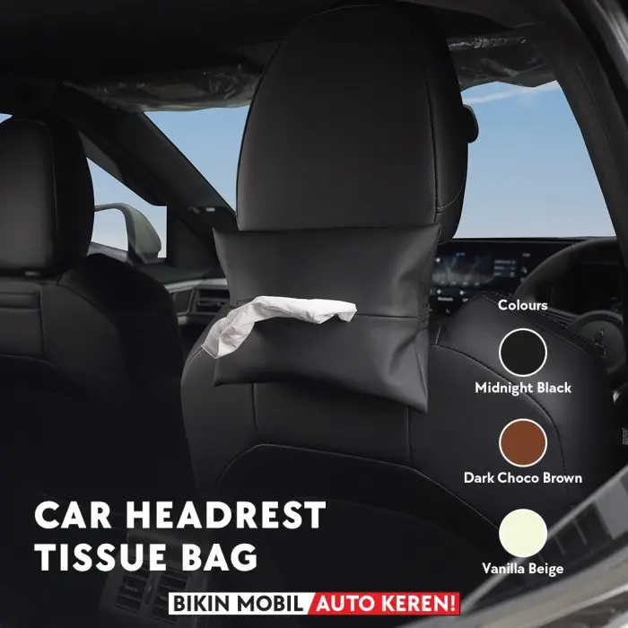 Otoproject - Car headrest Tissue Bag Tempat Tissue Kursi Belakang Mobil
