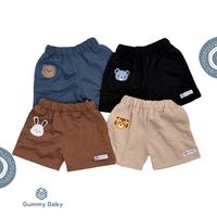 Gambar Gummy Baby Celana Pendek Santai Anak Laki-Laki Perempuan 1-3 Tahun Short Pants Bayi Anak - Grey Bear dari Baju Anak Nyaman Kekinian Kota Cimahi 3 Tokopedia
