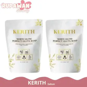 [2 PCS] KERITH WHITE GLOW PERFECT GLUTA SOAP / SABUN MENCERAHKAN