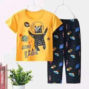 SETELAN ANAK LAKI LAKI PEREMPUAN/SET BAJU TIDUR LENGAN PENDEK CELANA PANJANG
