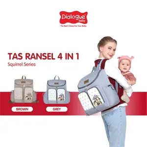 DIALOGUE BABY Tas Bayi Ransel 4IN1 Squirrel Series DGT7338