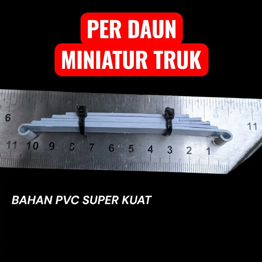 Per Daun Miniatur Truk | Per daun truk mainan bahan pvc panjang 10CM ( 1PCS )