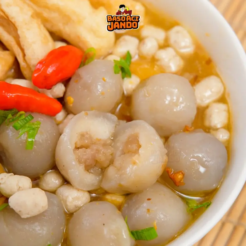 Bakso Aci Isi Tetelan Sapi Sambal Segar ( Makanan Pedas / Food Instan ) 4