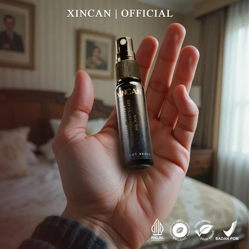 (FLASH SALE) XINCAN Spray Perawatan Pribadi Pria - Aroma Segar (Mango Blast, Tropicola, Midnight Breeze) 3
