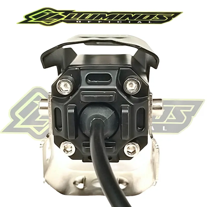 LAMPU TEMBAK SOROT LUMINOS Q5 MINI SHOOTING LIGHT IP68 SUPER TERANG PUTIH KUNING 2 WARNA 3