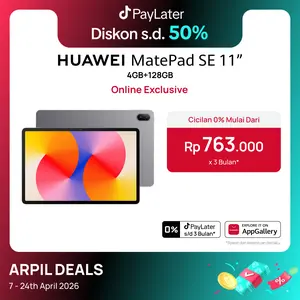 【ONLINE EKSKLUSIF】HUAWEI MatePad SE 11" Tablet [4+128GB] |  FHD+ Eye Comfort Display | 7700mAh | Metal Unibody