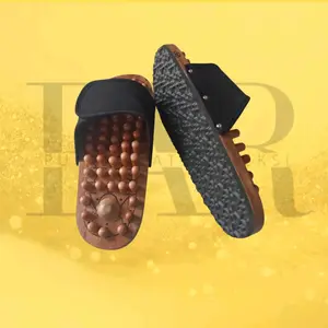 PAR Sandal Rematik / Sandal Kesehatan / Sandal Terapi Refleksi Bahan Kayu Berkualitas Therapy