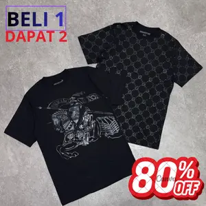 BELI 1 DAPAT 2 Promo Terbatas T-shirt DREAMSTORY Cotton Combed 24s High Quality