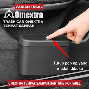 Car Trash Can Garbage Bin Tempat Sampah Mobil Omextra Car Storage Box