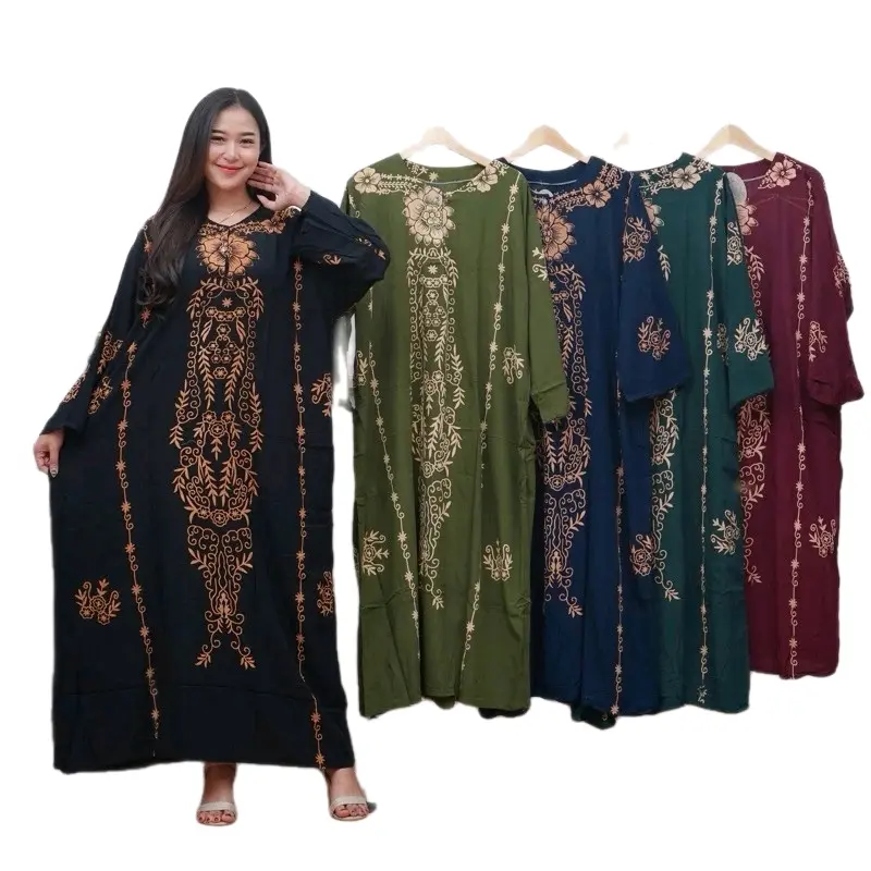 Longdress Jumbo Batik Rayon LD 130  Panjang