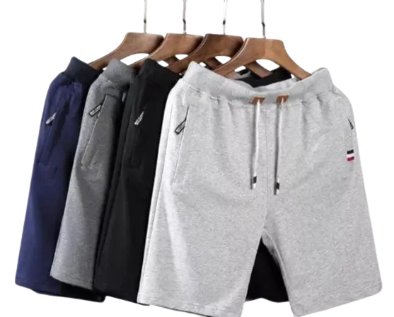 Promo 80 Ribu Dapat 4Pcs Celana Bebyterry/celana pendek pria wanita dewasa santai baby terry saku resleting  Panjang Nyaman Shorts Casual Keren Lembut