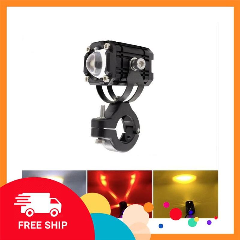 Đèn Trợ Sáng Mini W2  4 Chế Độ Sáng - Tích Hợp Auto Passing - Bản Mới Nhất 2023