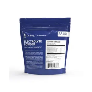 Electrolyte Powder Dr Berg Potassium 1000 mg keto Original USA 100% stickpack travel size diet hydration elektrolit sachet