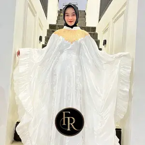 NEW KAFTAN 2026 Jacquard premium kombinasi gradenza bordir bunga By FR Farrel fashion motif jumbo