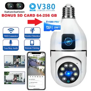 Kamera CCTV WiFi Outdoor IP67 Tahan Air 1080P HD dengan IR Night Vision & Alarm Aplikasi Dukungan 2.4G WiFi PTZ 360° Cocok untuk Pengawasan Rumah Camera