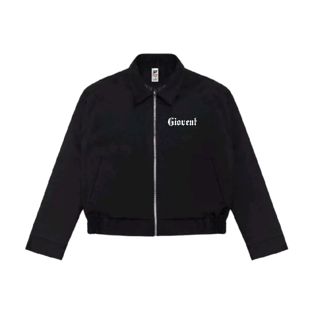 Giovent Work Jaket Boxy Casual Unisex Black "Giovent"