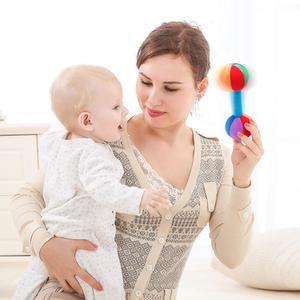 Early Educational Baby Rattles Toys Hands Shake ring Bell for Infant 0-12 Months