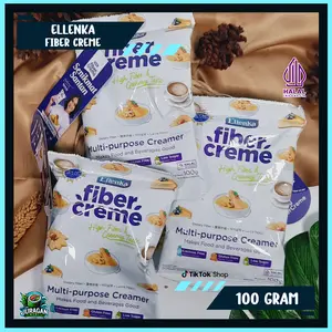 Ellenka Fiber Creme 100g | Krimer Bubuk Tinggi Serat | Sehat & Creamy