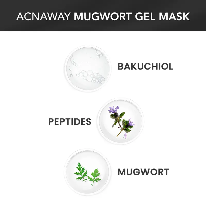 ACNAWAY - Mugwort Gel Mask / Masker Merawat Kulit Berjerawat 1
