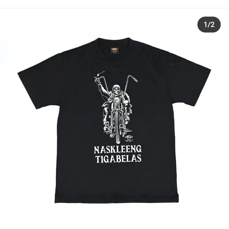 KAOS NK SUICIDECLTCH BAJU NASKLENG TIGABELAS NK13 ~FREE STICKER