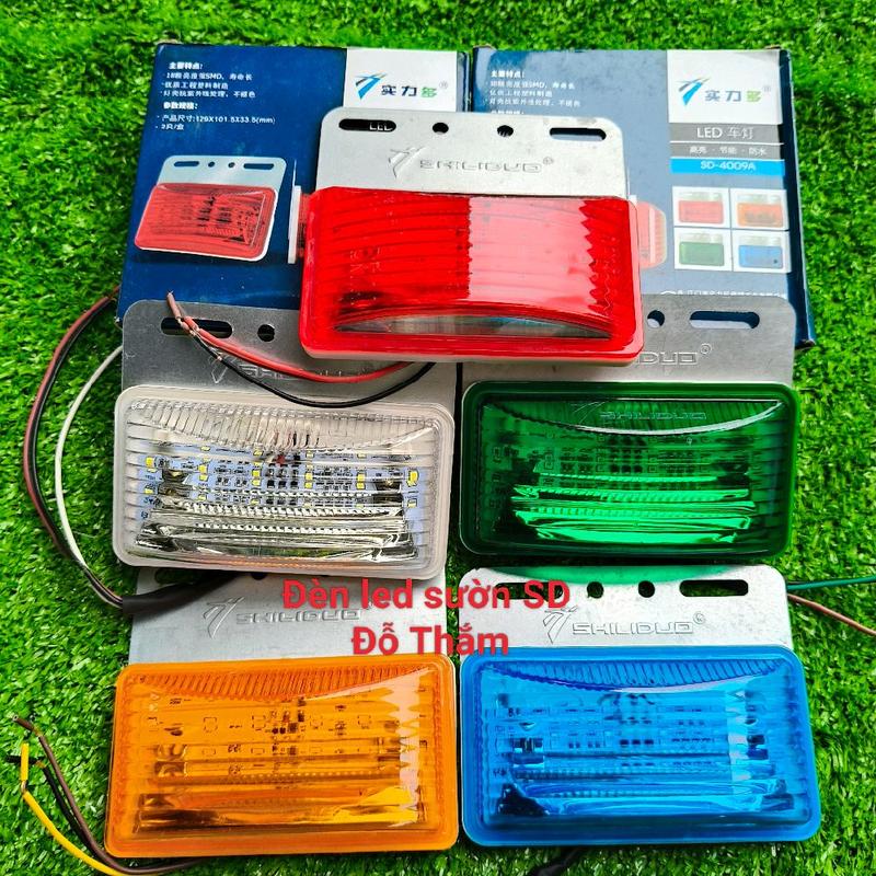  đèn led sườn  cỡ lớn cho xe tải xe khách các màu sd 4009 12v 24v các màu 